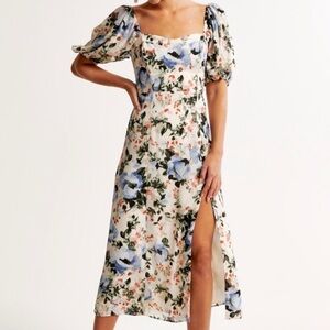 Abercrombie & Fitch Floral Midi Dress